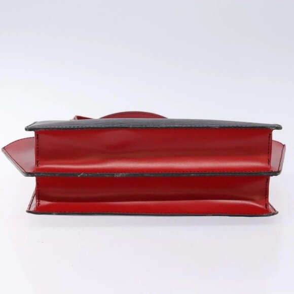 LOUIS VUITTON Epi Bicolor Varenne Hand Bag Black Red M52387 LV Auth 138674 - Picture 7 of 16